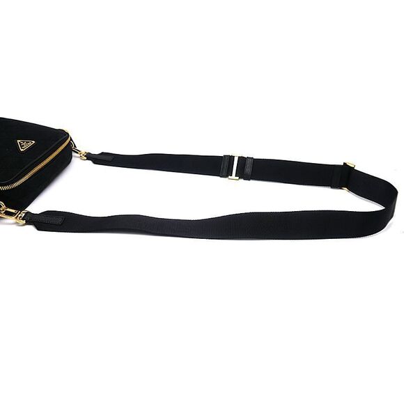 Prada Embroidered Fabric 2vh069 Shoulder Bag Men's - Picture 5 of 10